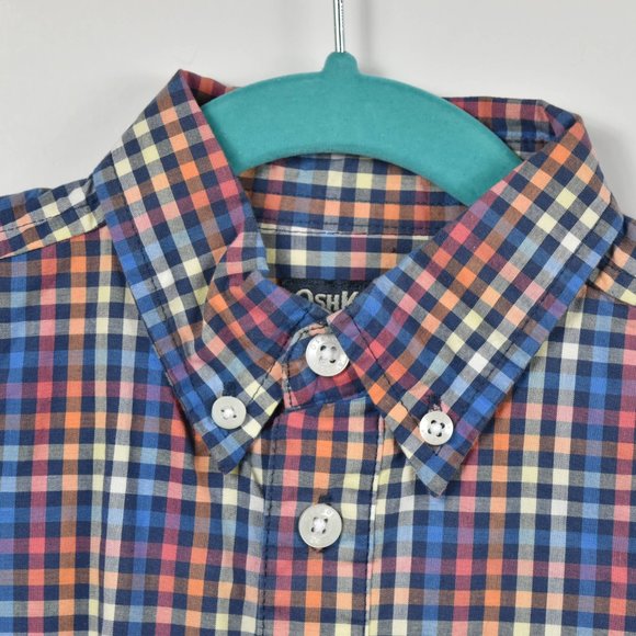 plaid button down bodysuit - Picture 3 of 7